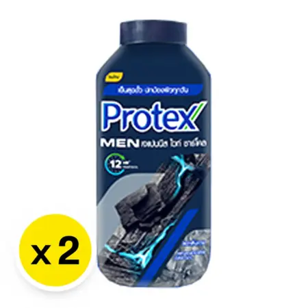 โพรเท็กซ์ เมนทอล ทัลคัม ไวท์ ชาร์โคล 280ก. x 2