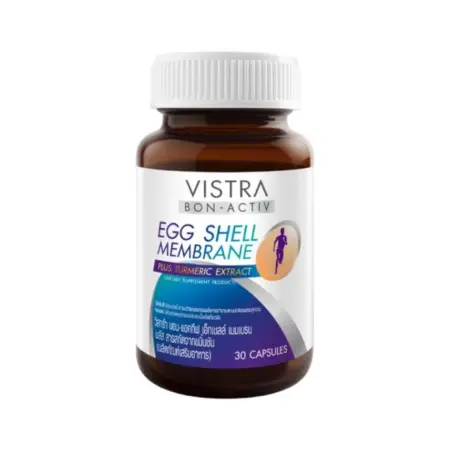 วิสตร้า ผลิตภัณฑ์เสริมอาหาร บอน-แอคทีฟ เอ้กเชลล์เมมเบรน พลัส 20.10 กรัม 30 เม็ด