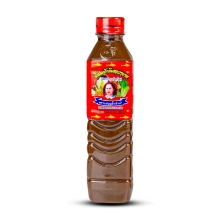 น้ำปลาร้าต้มสุกปรุงรส  ตราแม่บุญล้ำ 400 มล.