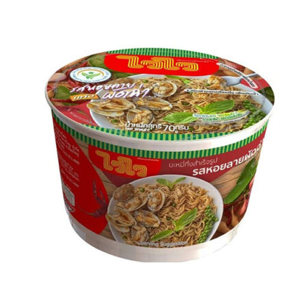 ไวไว บะหมี่กึ่งสำเร็จรูป รสหอยลายพัดฉ่า 70 กรัม