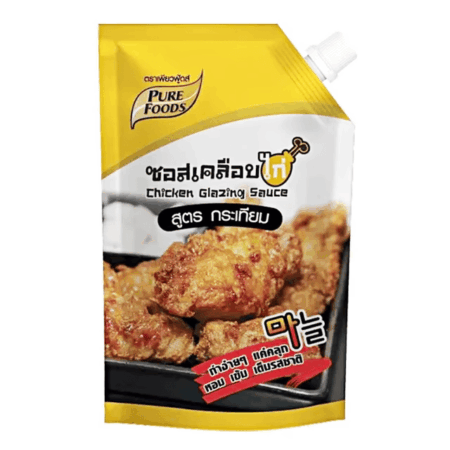 เพียวฟู้ดส์ ซอสเคลือบไก่สูตรกระเทียม 1 กก.