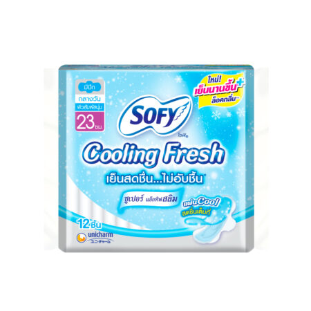 Sofy Air Fit Cooling Fresh 23cm. 12 pieces