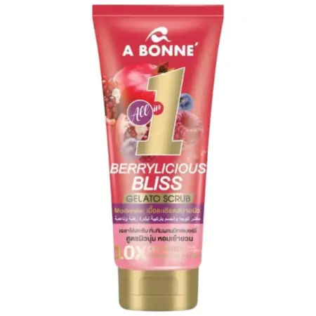 A Bonne Face Body Cream Scrub Pomegranate Mixed Berry 300 g.