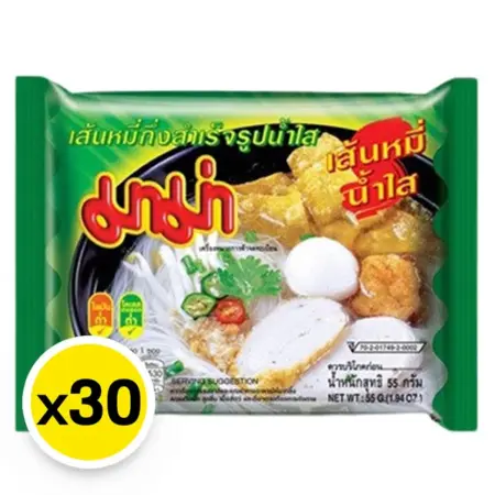 มาม่า ซุปวุ้นเส้นน้ำใสสำเร็จรูป 55 กรัม แพ็ค 30