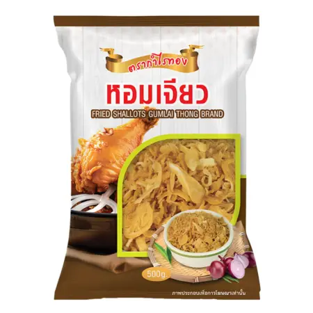 หอมเจียว 500 กรัม ตรากำไรทอง