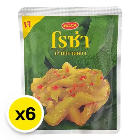 ยำผักกาดดอง ตราโรซ่า  145 กรัม x 6