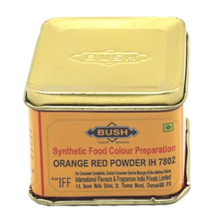 สีผสมอาหารสังเคราะห์  สีส้มแดง 100 กรัม