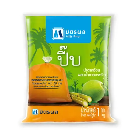 น้ำตาลปี๊บ น้ำตาลอ้อยผสมน้ำตาลมะพร้าว 1 กก.