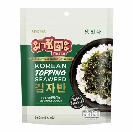 ท็อปปิ้งสาหร่ายเกาหลี รสออริจินัล 40 ก.