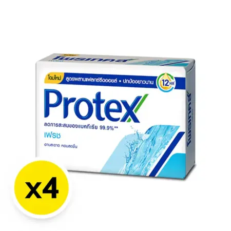 โพรเท็กซ์ ไอซี่ คูล สบู่ก้อน 60 กรัม x 4
