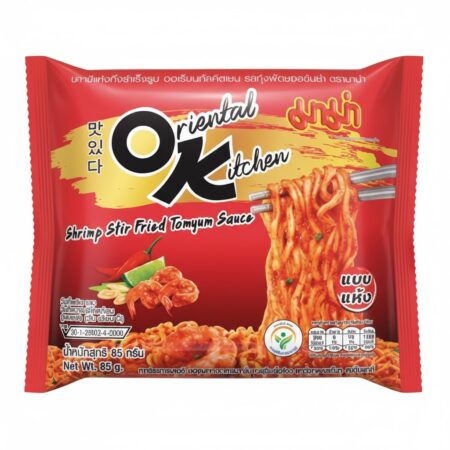 มาม่าออเรียนทัลคิตเชน รสกุ้งผัดซอสต้มยำ 85 กรัม (แพ็ก 4 ซอง)