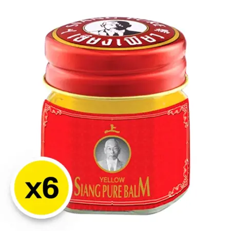 ยาหม่องเหลือง  ตราเซียงเพียว 12 กรัม x 6