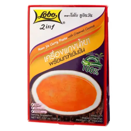 เครื่องแกงน้ำยา  พร้อมกะทิเข้มข้น 100 กรัม