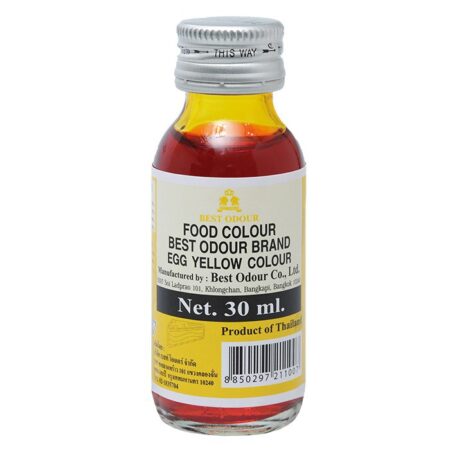สีผสมอาหารกลิ่นเบสท์โอเดอร์ สีเหลืองไข่ 30 มล.