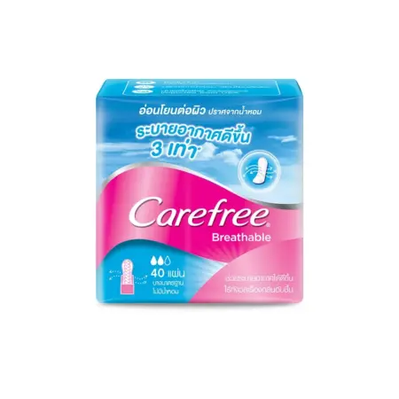 Carefree sanitary pads 40 sheets