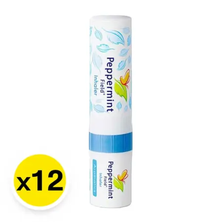 หลอดสูดดมเปปเปอร์มินต์ฟิลด์ x 12