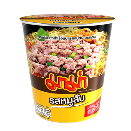 Mama Cup Instant Noodles, Minced Pork Flavor, 42 g.