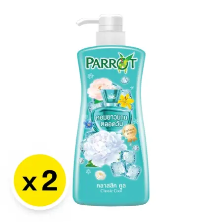 ครีมอาบน้ำตรานกแก้ว คลาสสิค คูล 450 มล. X 2