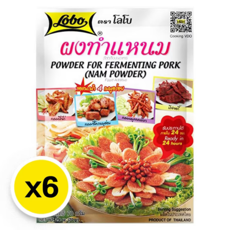 ผงทำแหนม ขนาด 70 กรัม x 6