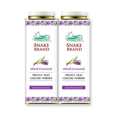 แป้งเย็น ตรางู กลิ่นลาเวนเดอร์  280 กรัม x 2