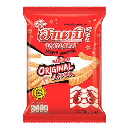 Hanami Shrimp Crackers, Original Flavor, 52 g.