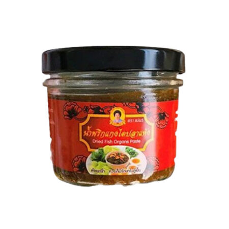 ตราแม่พร น้ำพริกแกงไตปลาแห้ง สูตรปักษ์ใต้ ทานคู่กับผัก น้ำพริกและข้าวสวยร้อน ๆ ขนาด 90 กรัม