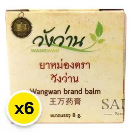 ยาหม่อง ตราวังว่าน ขนาด 8 กรัม x 6