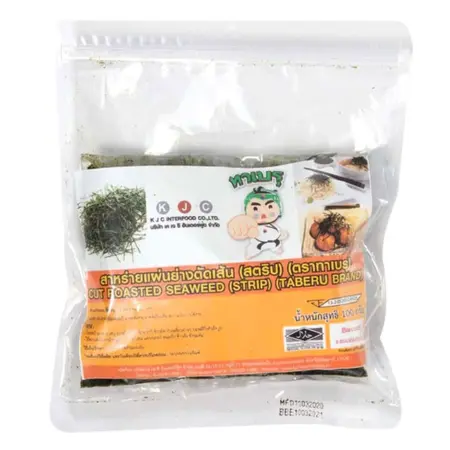 Taberu seaweed strips (topping) 100 g.