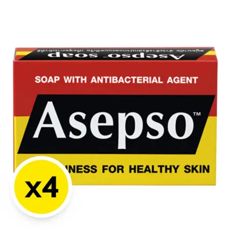 สบู่ ASEPSO สูตรดั้งเดิม 80g x 4