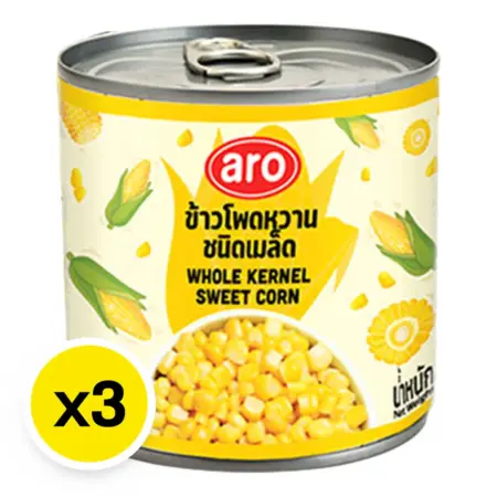 ข้าวโพดหวาน ARO 340 กรัม x 3