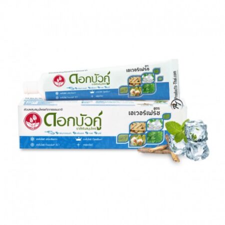 ยาสีฟันสมุนไพรดอกบัวคู่ เอเวอร์เฟรช 150ก.