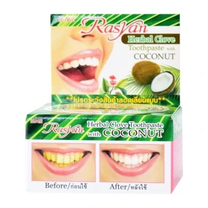 RASYAN Herbal Clove Toothpaste Coconut Formula 25 g.