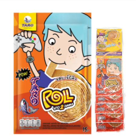 ทาโร โรล ปลาสวรรค์ม้วน รสบาร์บีคิว 13 ก. x 6