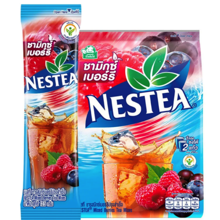 เนสที ชามิกซ์เบอรี่ ปรุงสำเร็จชนิดผง 12.5 ก. 18 ซอง