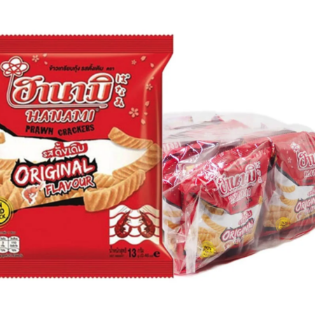 ฮานามิ ข้าวเกรียบกุ้ง รสต้นตำรับ 13 ก. x 12
