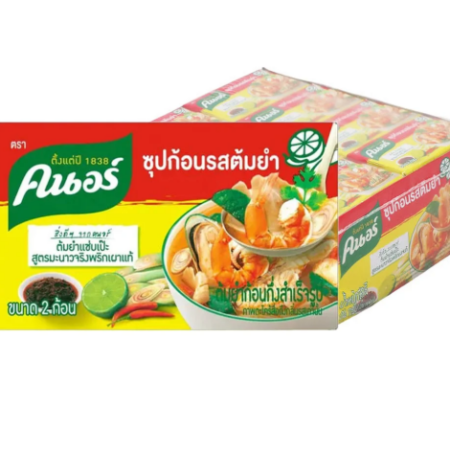 คนอร์ ซุปก้อน รสต้มยำ 24 ก. 24 ก้อน