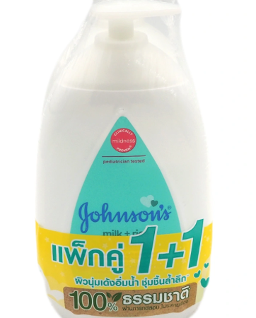 จอห์นสัน มิลค์แอนด์ไรซ์ เบบี้ โลชั่น 500 มล. x 2