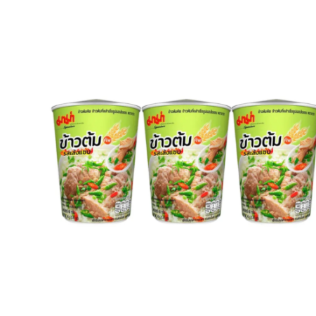มาม่าข้าวต้มคัพรสเล้งแซบ แพค 3 ถ้วย