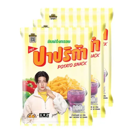 ปาปริก้า มันฝรั่งกรอบ 52 ก. x 3