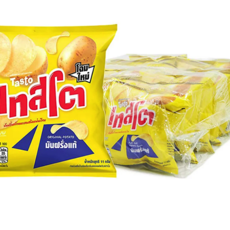 เทสโต มันฝรั่งแผ่นทอดกรอบ รสเกลือ 11 ก. x 12