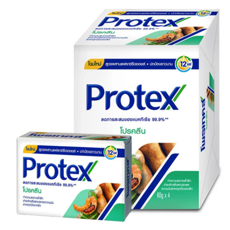 โพรเทคส์ สบู่ก้อน สูตรโปรคลีน 60 ก. x 4