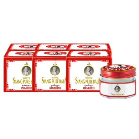 เซียงเพียว ยาหม่องขาว 40 ก. x 6