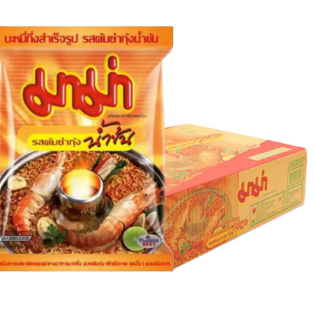 Mama instant noodles, Tom Yum Kung flavor, thick soup, 55 grams x 40