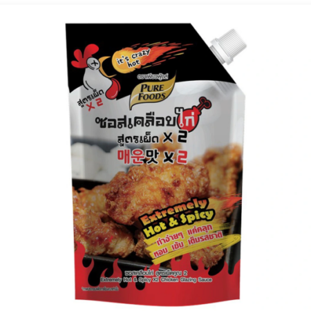 เพียวฟู้ดส์ ซอสเคลือบไก่ สูตรเผ็ดคูณ2 1 กก.