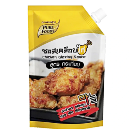 เพียวฟู้ดส์ ซอสเคลือบไก่สูตรกระเทียม 1 กก