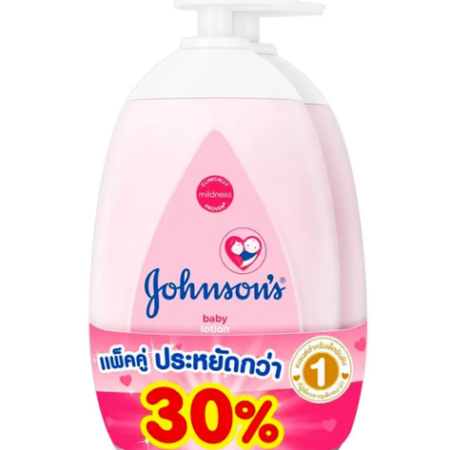 จอห์นสัน โลชั่น ชมพู 500 มล. x 2