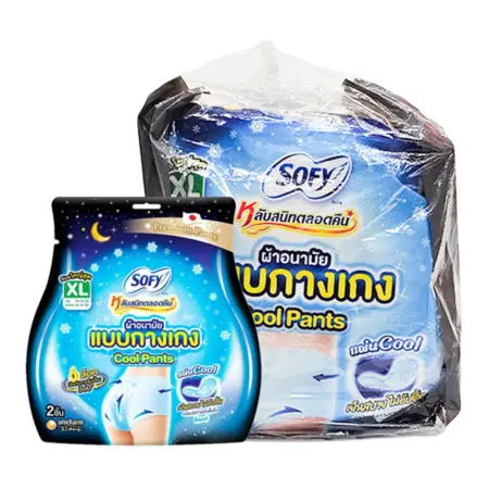 โซฟี ผ้าอนามัยแบบกางเกง ขนาด XL 2 ชิ้น x 4