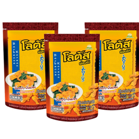 โลตัส ขนมน่องไก่ BBQ เกาหลี 110 ก. x 3