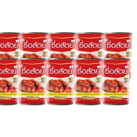 ซื่อสัตย์ปลาแมคเคอเรลในซอสมะเขือเทศ 155 ก. 10 กระป๋อง