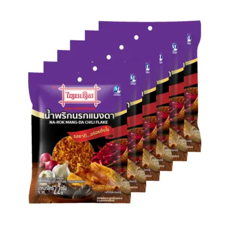 ตราไทยเดิม น้ำพริกนรกแมงดา 22 ก. x 6